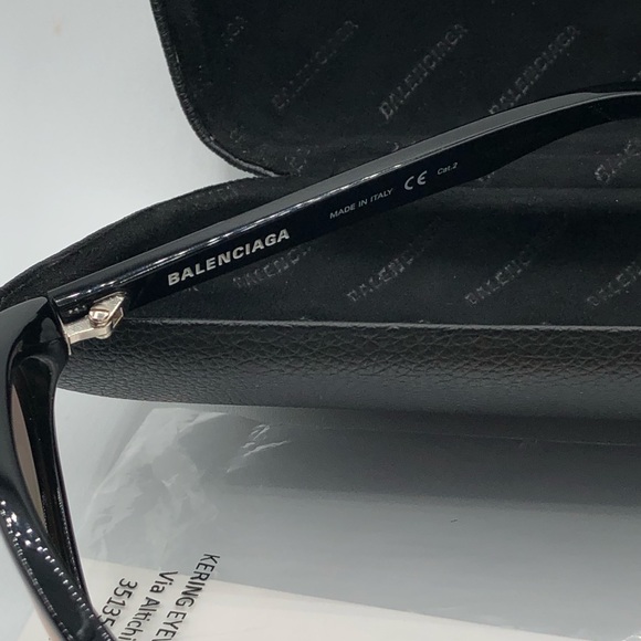 Balenciaga BB0007S Black Violet Sunglasses - Picture 10 of 14